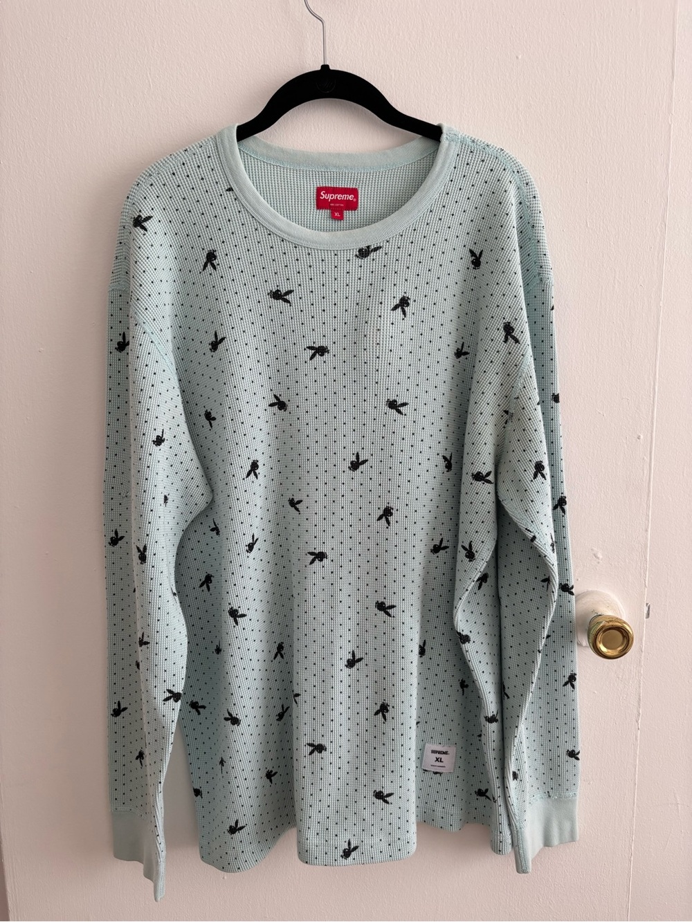 Supreme x Playboy waffle thermal
